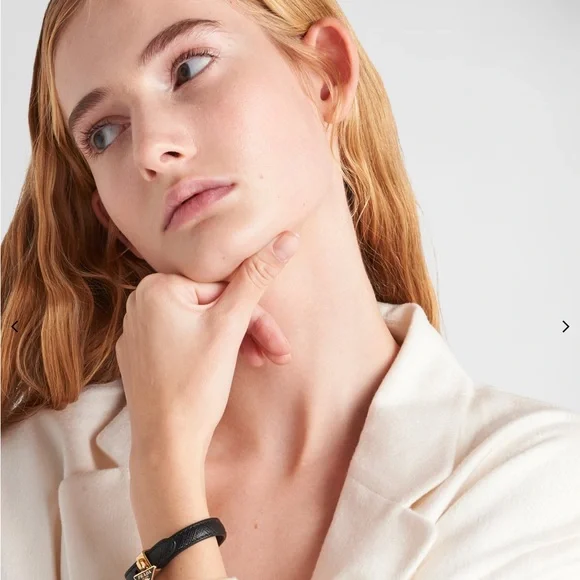 PRADA Saffiano Leather Bracelet - Picture 3 of 11